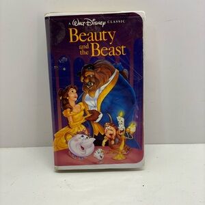 Beauty and the Beast Walt Disney's Black Diamond Classic (VHS, 1992) Rare